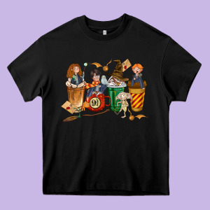 Wizards Coffee Cups Heavy Core Tee Designed By Texasbilliewilder