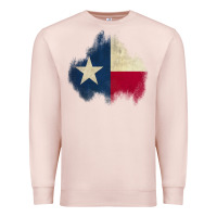 Pale Pink texas patch Premium Sweatshirt - AdoDesignShop
