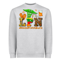 Heather Grey lpn juneteenth licensed practical nurse Heavyweight Sweatshirt - AdoDesignShop