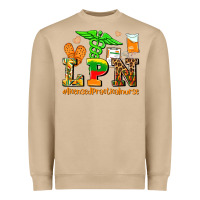 Mushroom lpn juneteenth licensed practical nurse Heavyweight Sweatshirt - AdoDesignShop