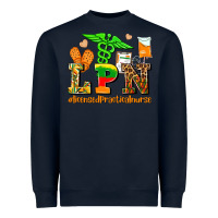 Navy lpn juneteenth licensed practical nurse Heavyweight Sweatshirt - AdoDesignShop