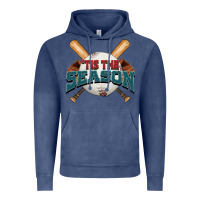 Vintage Denim 'tis the season baseball Vintage Hoodie - FaDigitalArtStudio