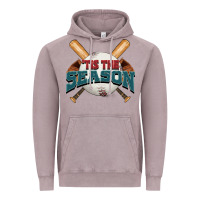 'tis The Season Baseball Vintage Hoodie | Teevron