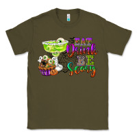 Army Green eat drink and be scary Classic Tee - CowGirlArtShop