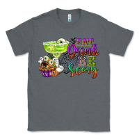 Charcoal Heather eat drink and be scary Classic Tee - CowGirlArtShop