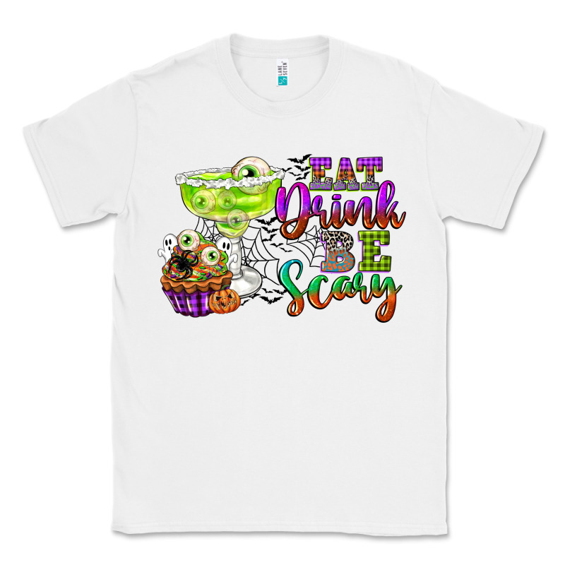 Eat Drink And Be Scary Classic Tee by CowGirlArtShop | Teevron