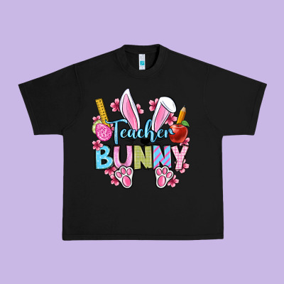 Easter Teacher Bunny Urban Heavy Tee Designed By Oliviacreatesart