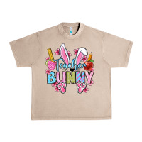 French Oak Easter Teacher bunny Urban Heavy Tee - OliviaCreatesArt