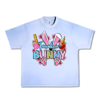 Grape Ice Easter Teacher bunny Urban Heavy Tee - OliviaCreatesArt