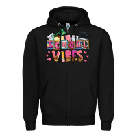 Black school vibes Zipper Hoodie - AdoDesignShop