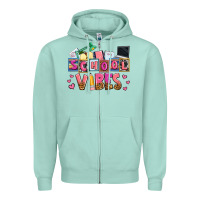 Seafoam school vibes Zipper Hoodie - AdoDesignShop