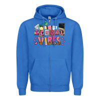 True Royal school vibes Zipper Hoodie - AdoDesignShop
