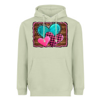 Matcha valentine's day hearts turquoise heart Heavyweight Hoodie - AdoDesignShop