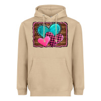 Mushroom valentine's day hearts turquoise heart Heavyweight Hoodie - AdoDesignShop