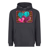 Smoke valentine's day hearts turquoise heart Heavyweight Hoodie - AdoDesignShop