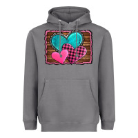 Storm valentine's day hearts turquoise heart Heavyweight Hoodie - AdoDesignShop
