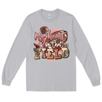 Moon Dust my heart is on that field Long Sleeve Tee - FaDigitalArtStudio