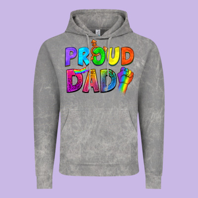 Western Proud Dad Vintage Hoodie Designed By Bundleandbundleshop