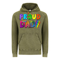 Vintage Olive Western Proud Dad Vintage Hoodie - BundleAndBundleShop