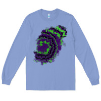 Colony Blue tie dye patch Long Sleeve Tee - RanaPortraitStore