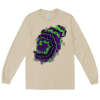 Mushroom tie dye patch Long Sleeve Tee - RanaPortraitStore