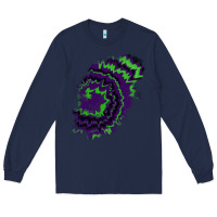 Navy tie dye patch Long Sleeve Tee - RanaPortraitStore
