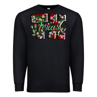 Black texas tx christmas Premium Sweatshirt - AdoDesignShop