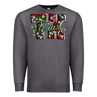 Charcoal Heather texas tx christmas Premium Sweatshirt - AdoDesignShop