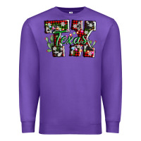 Purple texas tx christmas Premium Sweatshirt - AdoDesignShop
