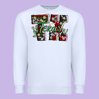Texas Tx Christmas Premium Sweatshirt Designed By Adodesignshop