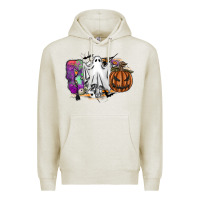 Oatmeal Heather boo Premium Hoodie - SublimationCraftShop