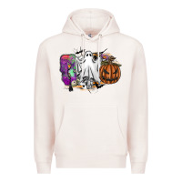 Pale Pink boo Premium Hoodie - SublimationCraftShop