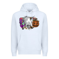 White boo Premium Hoodie - SublimationCraftShop