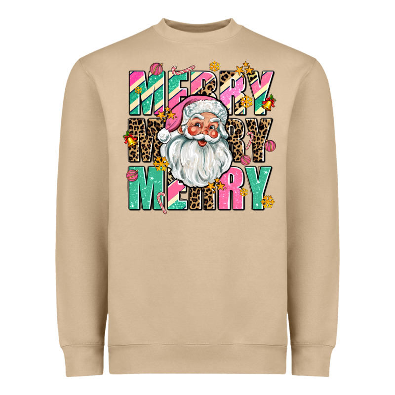 Merry Merry Merry Heavyweight Sweatshirt by AdoDesignShop | Teevron