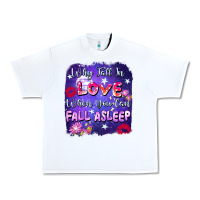 White Why fall in love when you can fall asleep Urban Heavy Tee - FaDigitalArtStudio