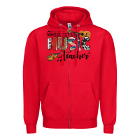 Red music teacher Zipper Hoodie - AdoDesignShop