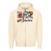 Sandshell music teacher Zipper Hoodie - AdoDesignShop