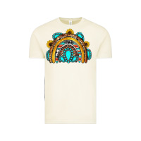 Vintage Arctic western gemstones sunflowers rainbow Vintage Tee - OliviaCreatesArt