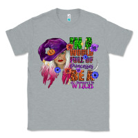 Heather Grey in a world full of princesses be a witch Classic Tee - CowGirlArtShop