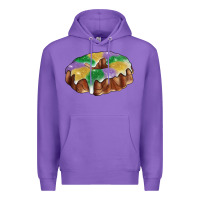 Purple Mardi gras king cake Premium Hoodie - RanaPortraitStore