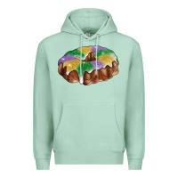 Seafoam Mardi gras king cake Premium Hoodie - RanaPortraitStore