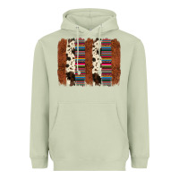 Matcha serape cowhide  brushstroke Heavyweight Hoodie - AdoDesignShop