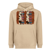 Mushroom serape cowhide  brushstroke Heavyweight Hoodie - AdoDesignShop