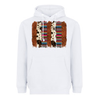White serape cowhide  brushstroke Heavyweight Hoodie - AdoDesignShop