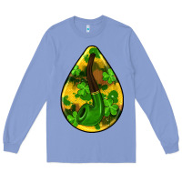 Colony Blue st.patrick's teardrop earrings Long Sleeve Tee - FaDigitalArtStudio