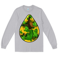 Moon Dust st.patrick's teardrop earrings Long Sleeve Tee - FaDigitalArtStudio