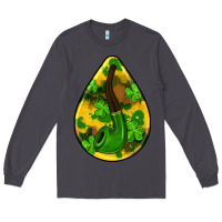 Smoke st.patrick's teardrop earrings Long Sleeve Tee - FaDigitalArtStudio