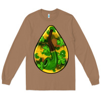 Toasted Coconut st.patrick's teardrop earrings Long Sleeve Tee - FaDigitalArtStudio