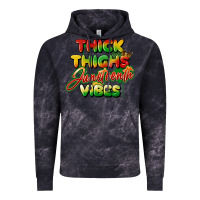 Cloud Black thick thighs juneteenth vibes Vintage Hoodie - FaDigitalArtStudio