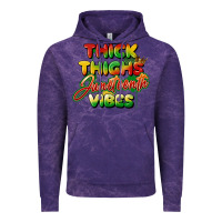 Cloud Purple thick thighs juneteenth vibes Vintage Hoodie - FaDigitalArtStudio